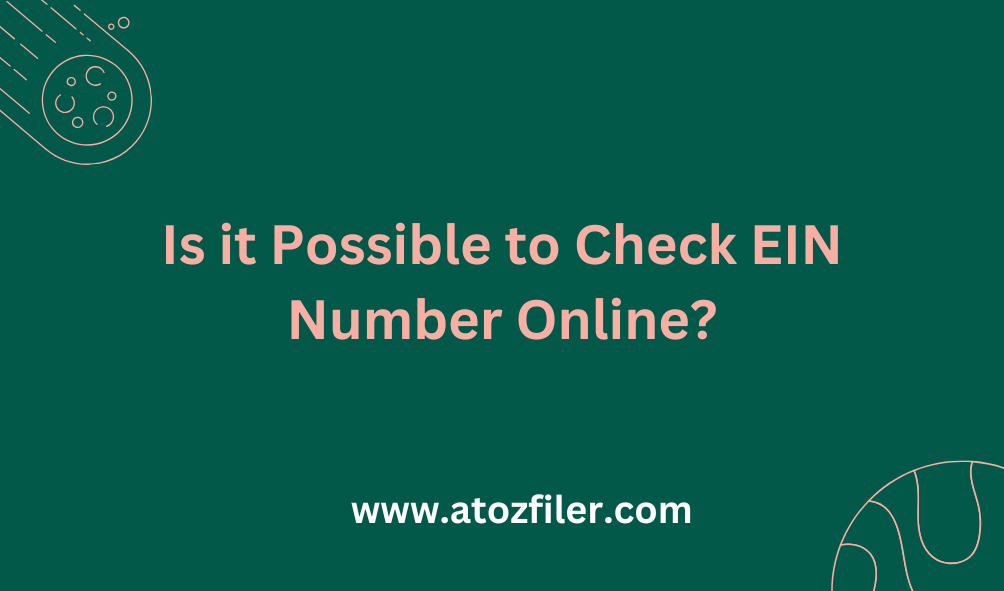 Is it Possible to Check EIN Number Online