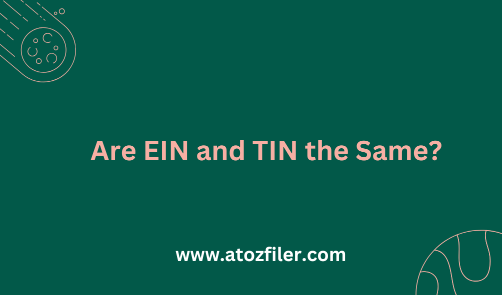 Are EIN and TIN the Same?